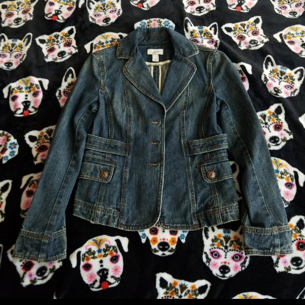 Ann Taylor Loft Jean blazer